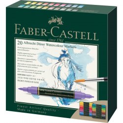 Faber-Castell Marqueur d'aquarelle Albrecht Dürer, boîtes de 20