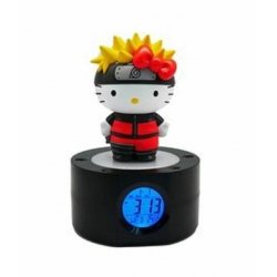 Naruto Shippuden - Réveil et Lampe Naruto Uzumaki X Hello Kitty