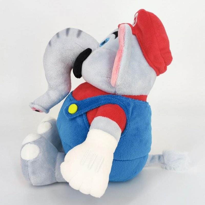 SUPER MARIO WONDER - Mario Eléphant - Peluche 27cm