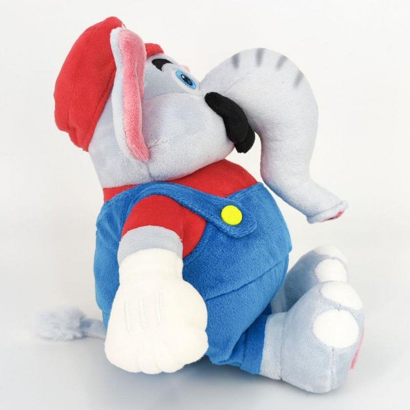 SUPER MARIO WONDER - Mario Eléphant - Peluche 27cm