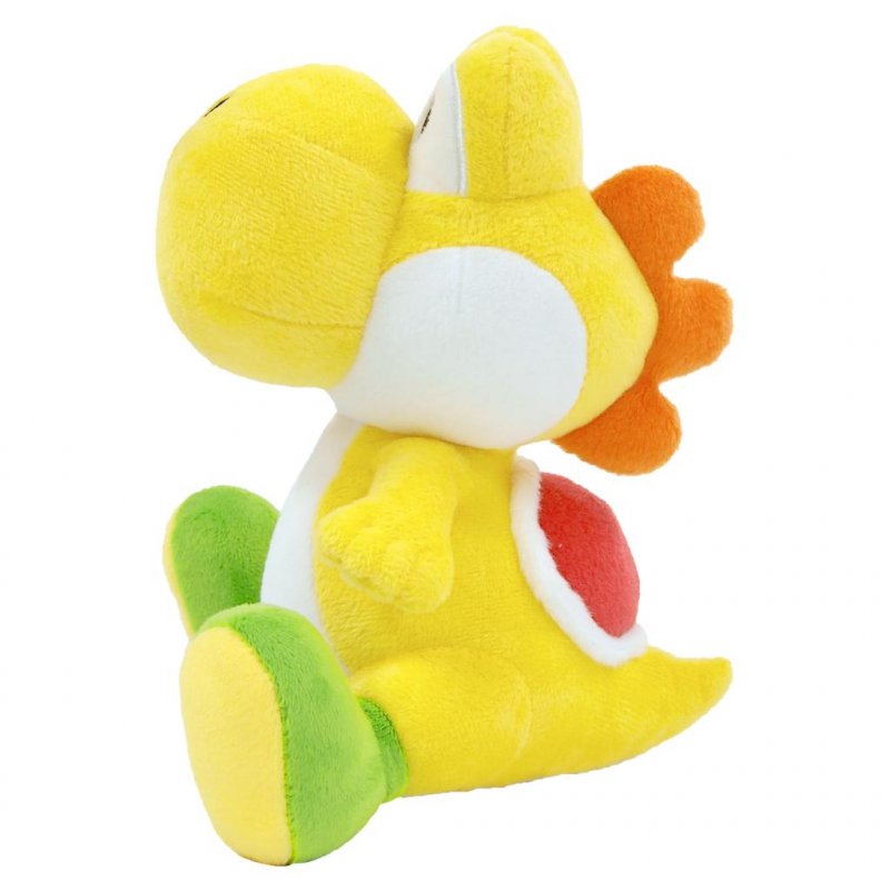 SUPER MARIO - Yoshi Jaune - Peluche 20cm