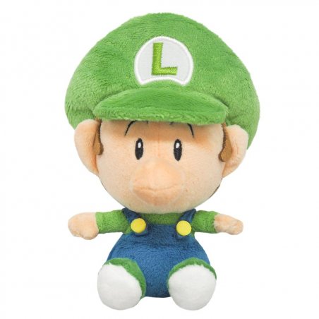 SUPER MARIO - Baby Luigi - Peluche 16cm