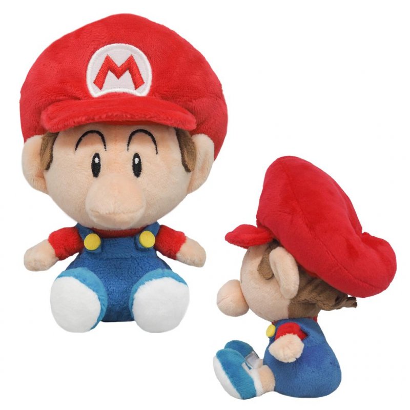 SUPER MARIO - Baby Mario - Peluche 16cm