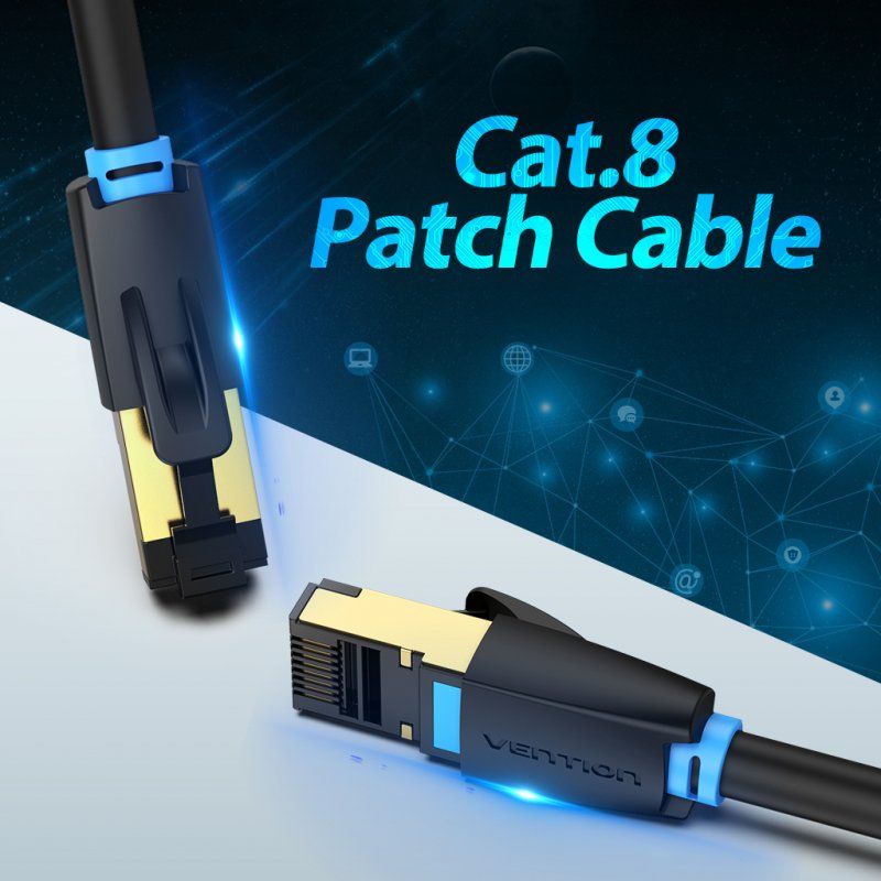 Vention Cat.8 SFTP Patch Cable 3M Black
