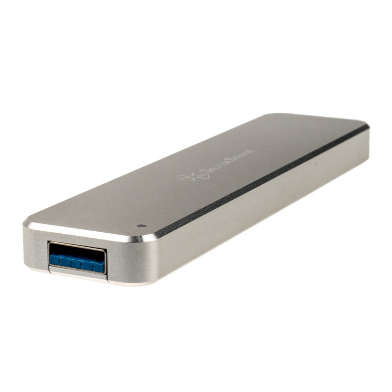 Silverstone SST-MS09S, M.2 SSD auf USB-A 3.1 Gehäuse, argent