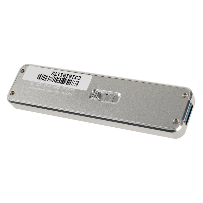 Silverstone SST-MS09S, M.2 SSD auf USB-A 3.1 Gehäuse, argent