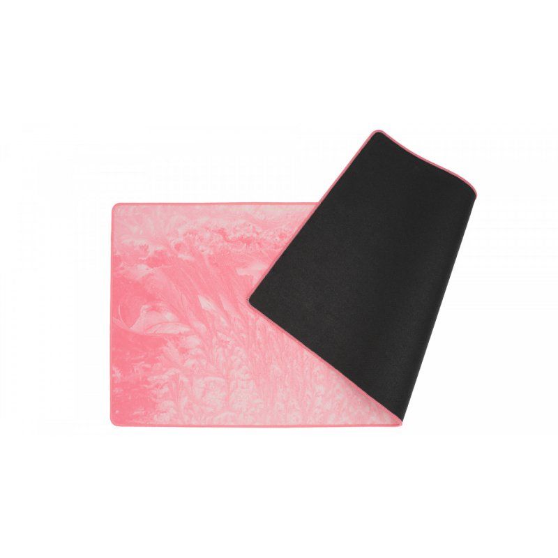 Tapis de souris Gamer Deltaco PMP85 Stitched edges - Taille XXL (Rose)