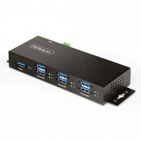 7-PORT MANAGED INDUSTRIAL USB HUB USB 3.0/3.1/3.2 G1 5GBPS