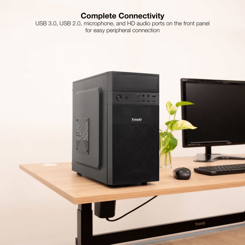 TooQ TQC-4701U3C-B computer case Mini Tower Black