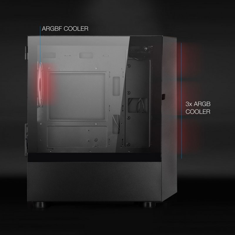 TooQ Seizure Mini Tower Black