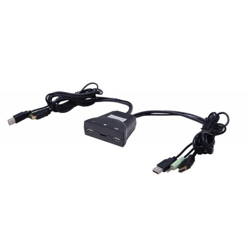DEXLAN KVM "In Cable" HDMI / USB / SPK - 2 Host