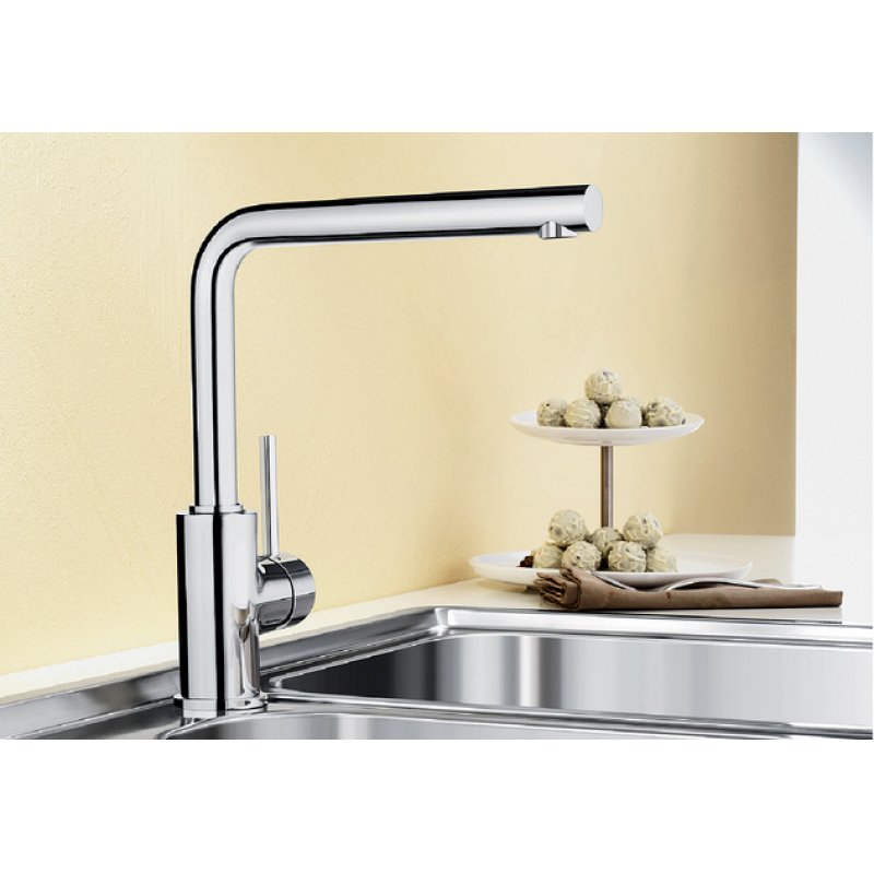 MITIGEUR BLANCO MILA CHROME