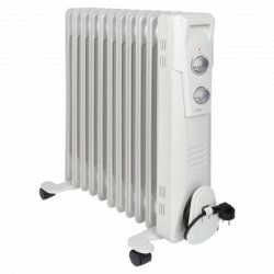 Clatronic RA 3737 Indoor White 2300 W Oil electric space heater