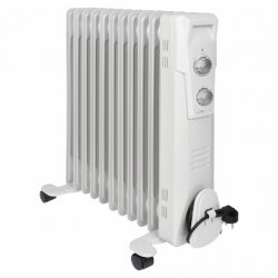 Clatronic RA 3737 Intérieure Blanc 2300 W Chauffage électrique à bain d’huile