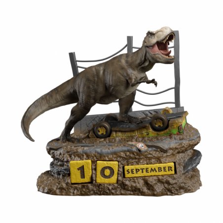 JURASSIC PARK - Calendrier Perpétuel 3D en Résine