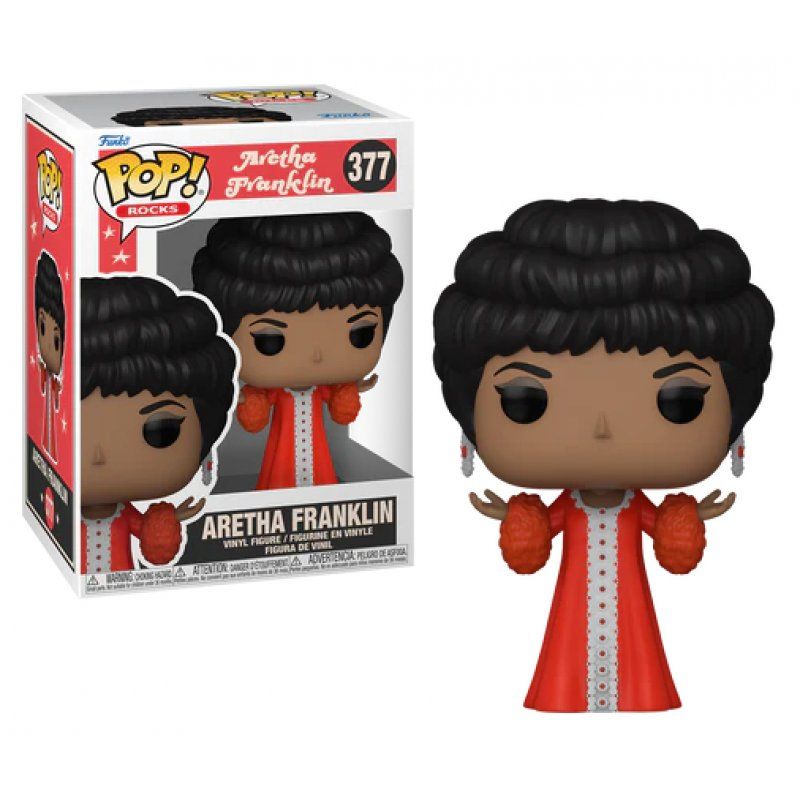 MUSIC - POP Rocks N° 377 - Aretha Franklin (Robe Rouge)