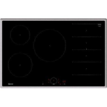 Neff EB-Autark-Kochfeld FlexInduction T68SHV4L0 Noir Comptoir 80 cm Plaque avec zone à induction 5 zone(s)