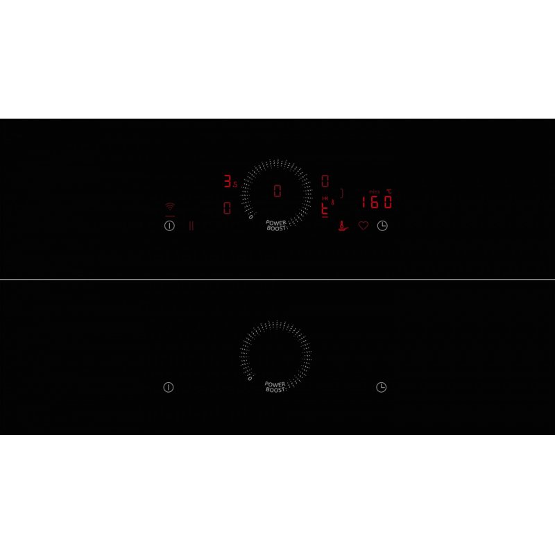 T68SHV4L0 N 70, Autarkes Kochfeld (schwarz/edelstahl, 80 cm)