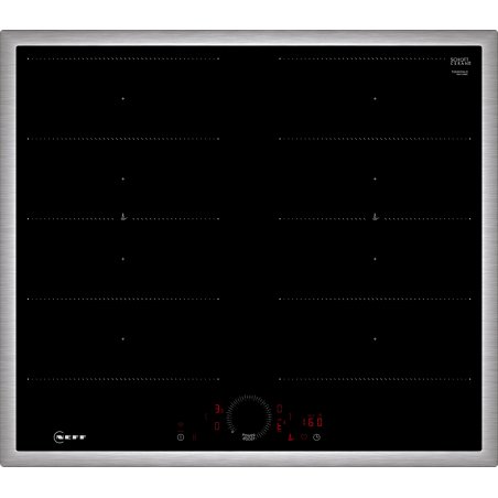 Neff T66SHX4L0 hob Black Built-in 60 cm Zone induction hob 4 zone(s)