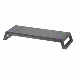 Support / Rehausseur pour Ecran Mars Gaming MGS One RGB (Noir)