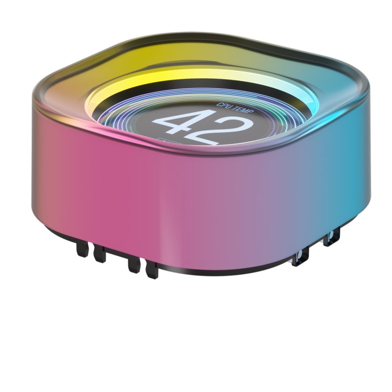 iCUE Link AIO LCD Screen Modul (5.33 cm(2.1 Zoll), schwarz, für iCUE Link AIO Wasserkühlungen)