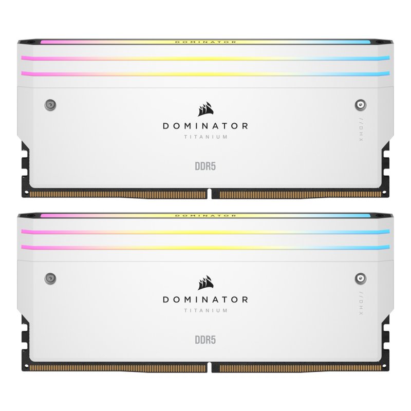 DIMM 64 GB DDR5-6600 (2x 32 GB) Dual-Kit (weiß, CMP64GX5M2X6600C32W, Dominator Titanium, INTEL XMP)