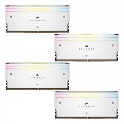 DIMM 64 GB DDR5-6400 (4x 16 GB) Quad-Kit (weiß, CMP64GX5M4B6400C32W, Dominator Titanium, INTEL XMP)