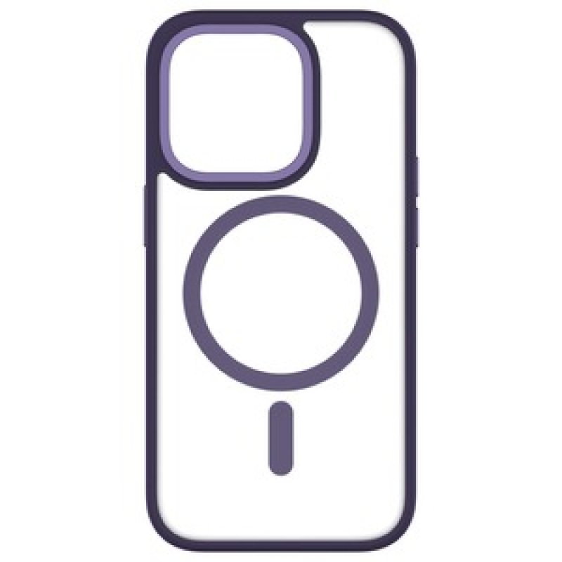 COQUE HYBRID SOFT AVEC SNAP IPHONE 14 PRO VIOLET