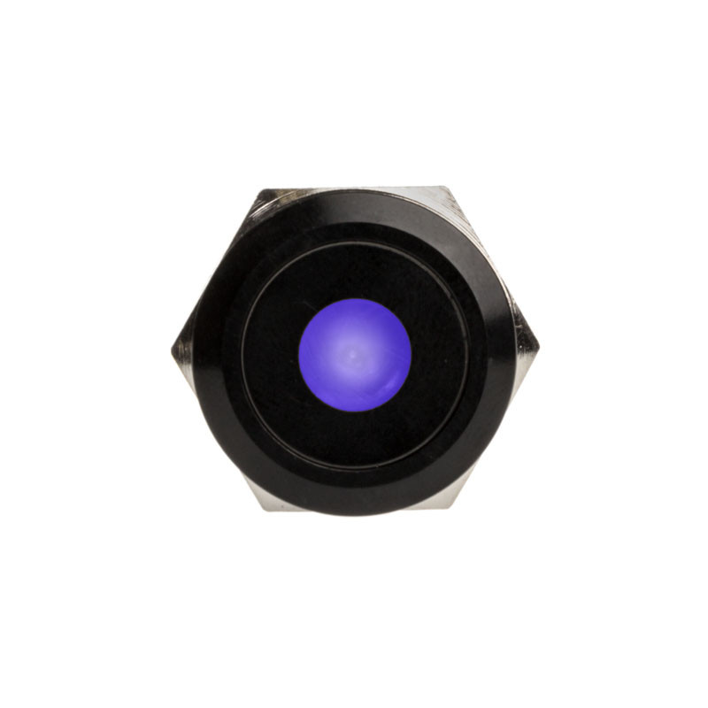 DimasTech compatible Vandalismusschalter/-taster 19mm, Blackline Dot - RGB