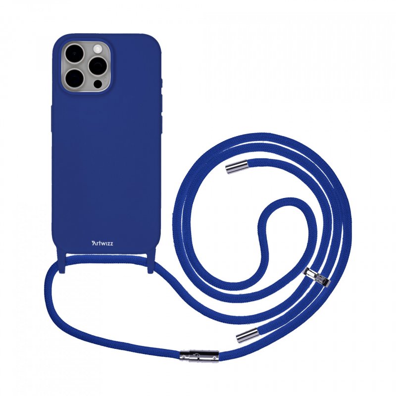 Artwizz HangOn Case Silicone CHARGE iPhone 15 Pro Max - kings-blue