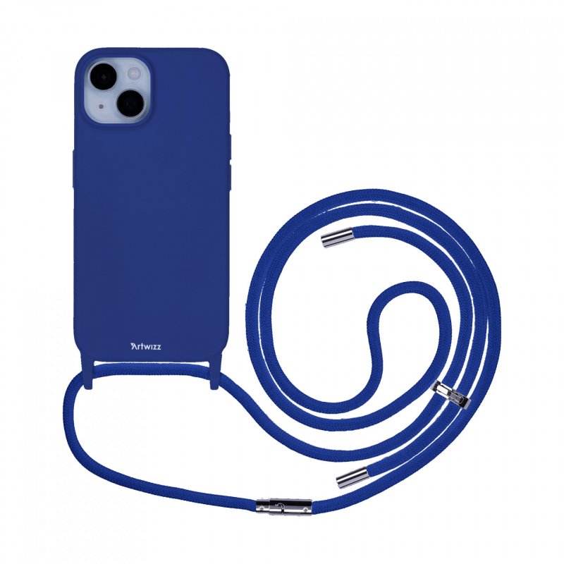 Artwizz HangOn Case Silicone CHARGE iPhone 15 - kings-blue