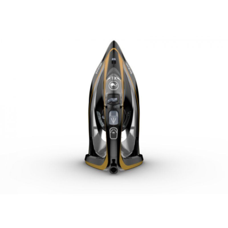 Tefal FV9865E0 fer à repasser Fer à repasser à sec ou à vapeur Semelle Durilium autonettoyante 3000 W Noir, Or