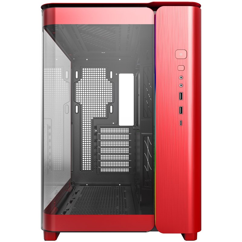 Montech KING 95 Midi-Tower, Tempered Glass, ARGB - rot