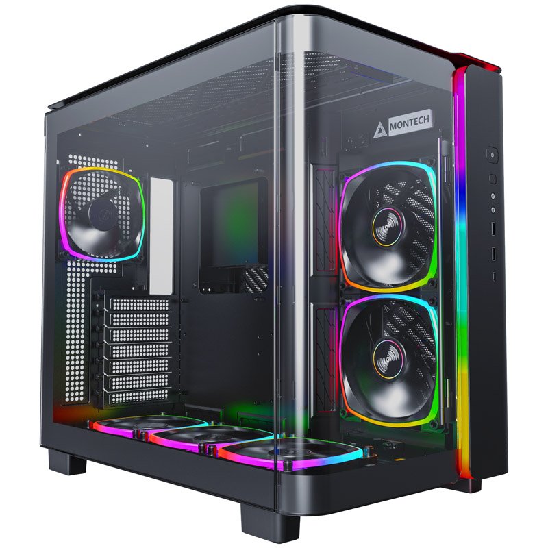 Montech KING 95 PRO Midi-Tower, Tempered Glass, ARGB - schwarz