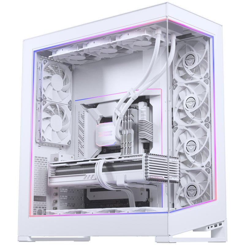 PHANTEKS NV7 Premium DRGB Kit Power-Hub, 3x für Außenrahmen, 1x Mainboard Kabel-Cover - weiß