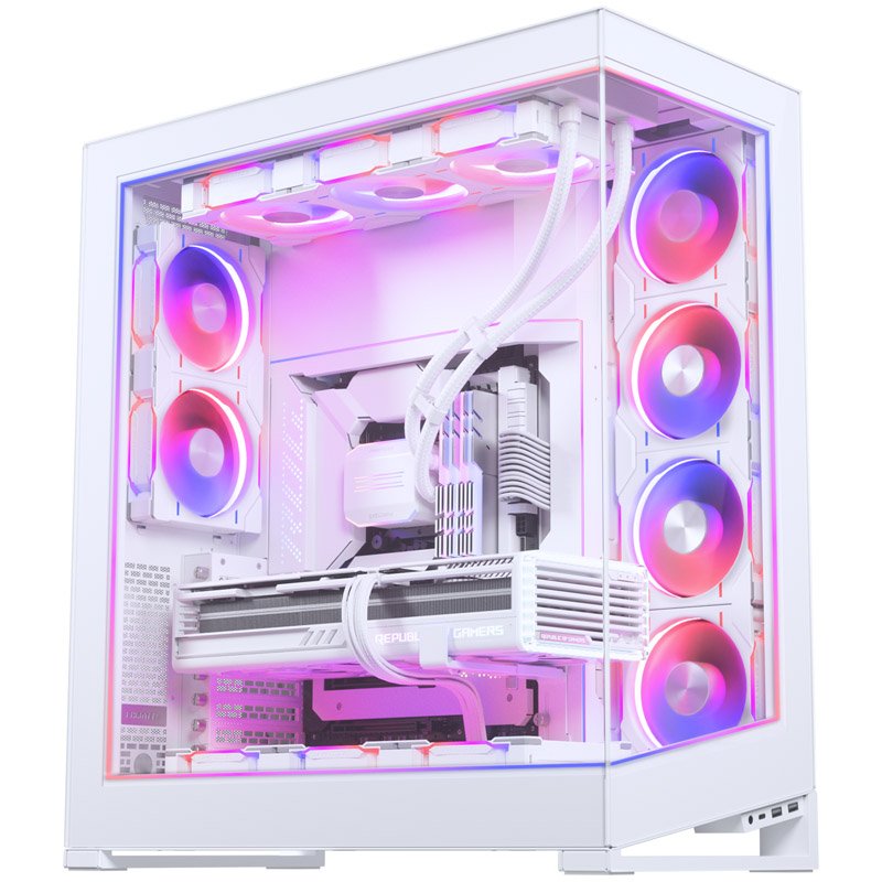 PHANTEKS NV7 Premium DRGB Kit Power-Hub, 3x für Außenrahmen, 1x Mainboard Kabel-Cover - weiß
