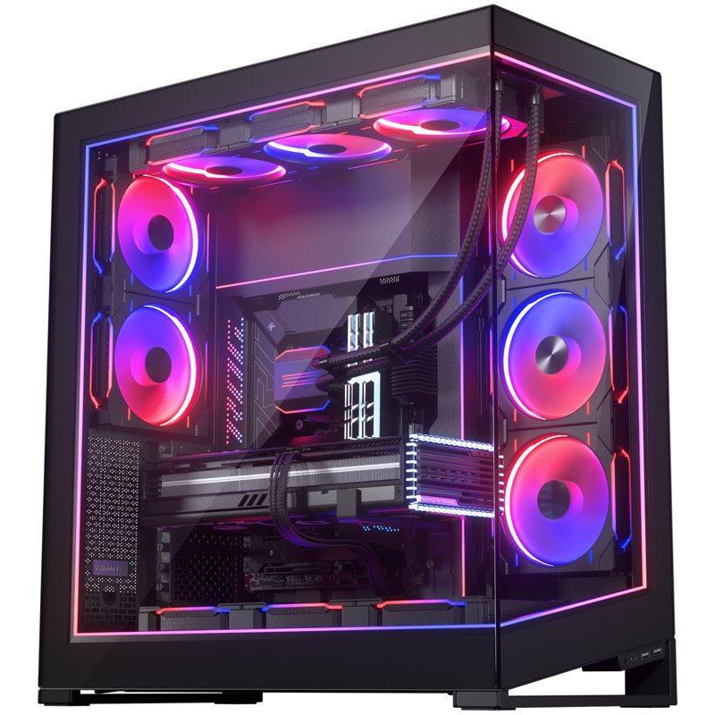 PHANTEKS NV9 Premium DRGB Kit Power-Hub, 3x für Außenrahmen, 1x Mainboard Kabel-Cover - schwarz