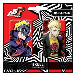 Persona 5 Royal pack 2 pin's Skull / Ryui Sakamoto