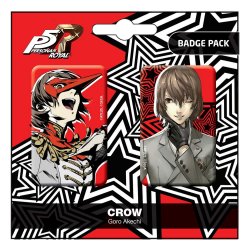 Persona 5 Royal pack 2 pin's Crow / Goro Akechi