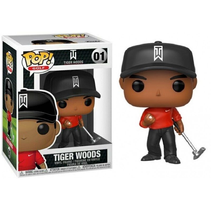 FUNKO Pop Golf: Tiger Woods (Red Shirt)