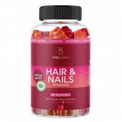 VitaYummy - Hair & Nails Rasberry/Peach 90 pcs