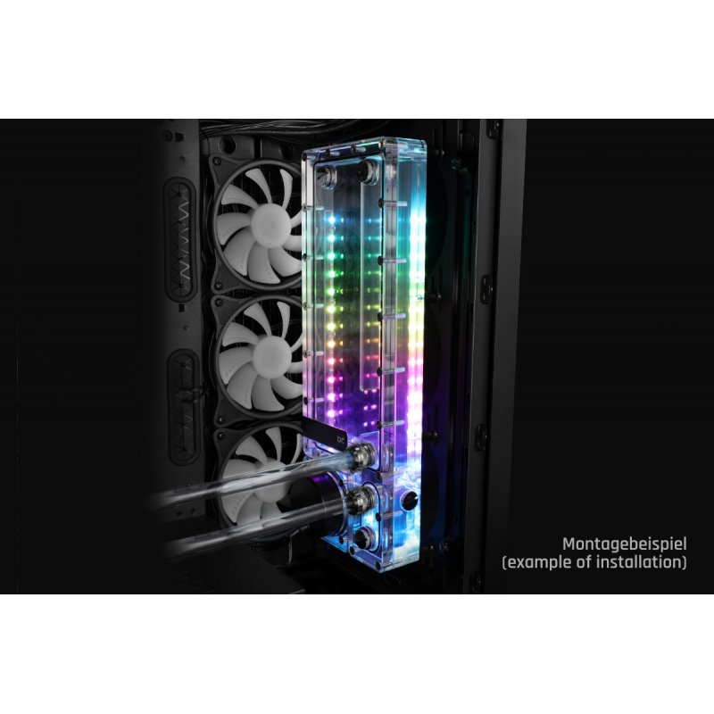 Alphacool Core Flat Reservoir 240 Right mit VPP Apex Pumpe