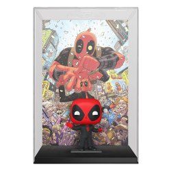 Marvel POP! Comic Cover Vinyl Figurine Deadpool (2025) 1 Deadpool in Black Suit 9 cm