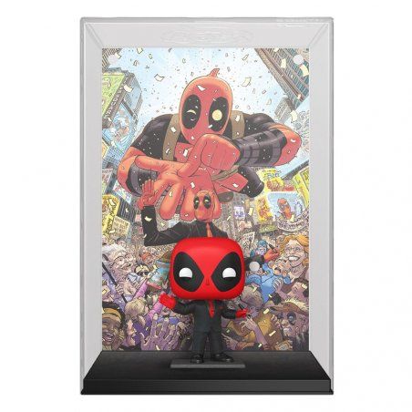 Marvel POP! Comic Cover Vinyl Figurine Deadpool (2025) 1 Deadpool in Black Suit 9 cm