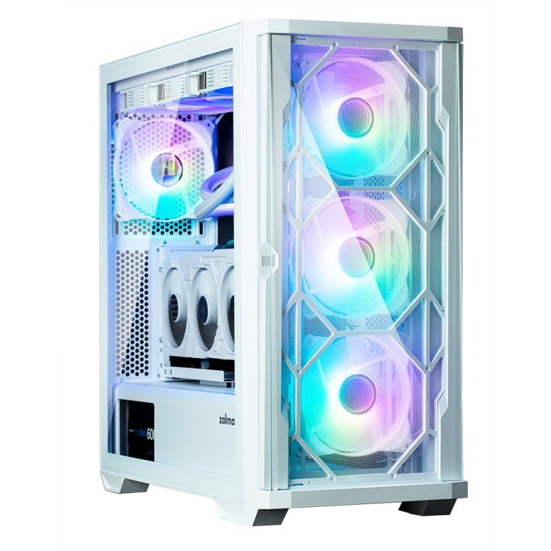 Zalman Z10 DUO White ATX ZM-IF120 x4