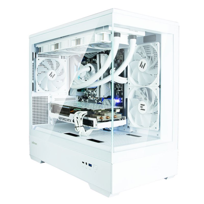 Zalman P30 White, ARGB Fan x3