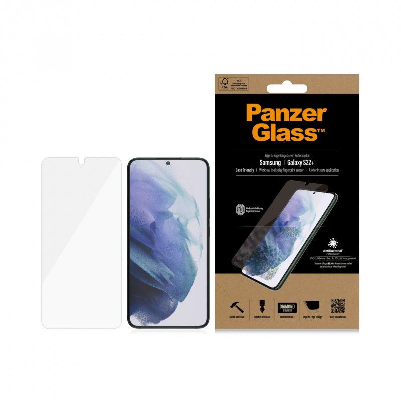 PanzerGlass 7294 écran et protection arrière de téléphones portables Protection d'écran transparent Samsung 1
