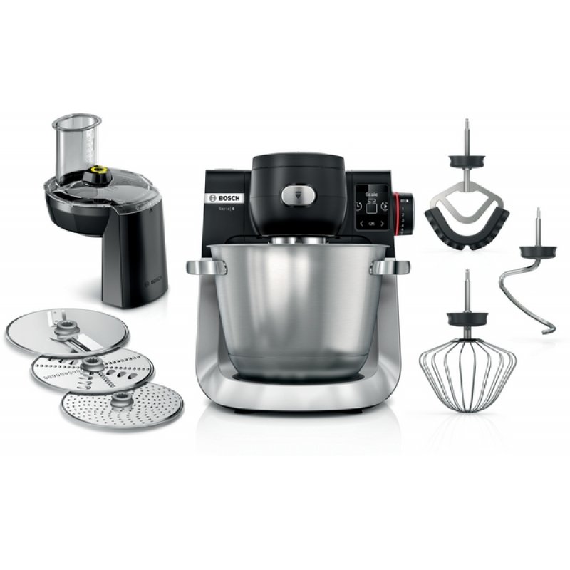 Bosch Serie 6 MUMS6ZS13D food processor 1600 W 5.5 L Black, Stainless steel Built-in scales
