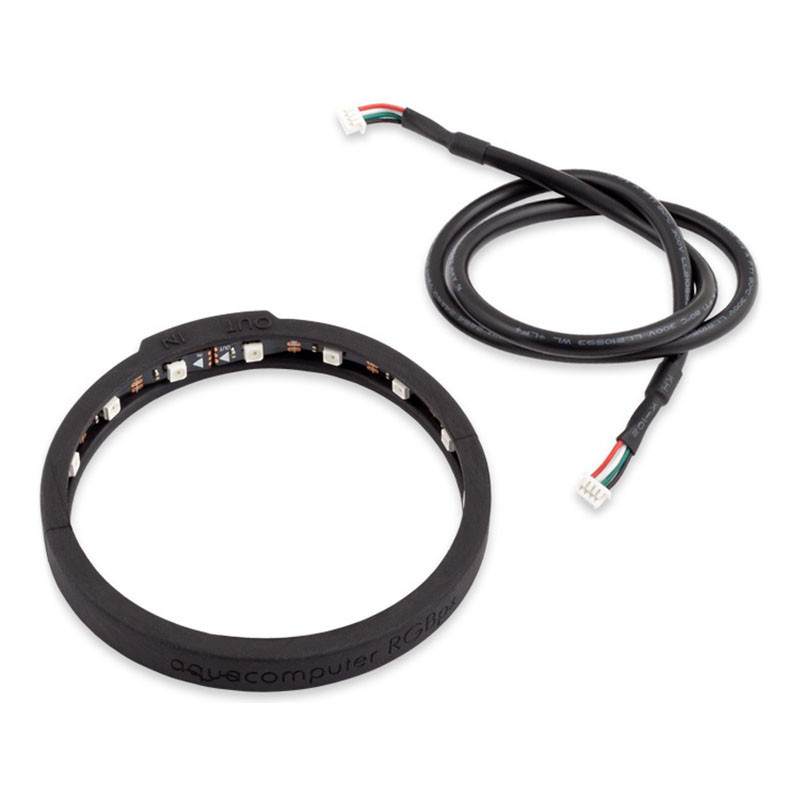 aqua computer compatible RGBpx LED-Ring für aqualis 450/880, 15 adressierbare LEDs