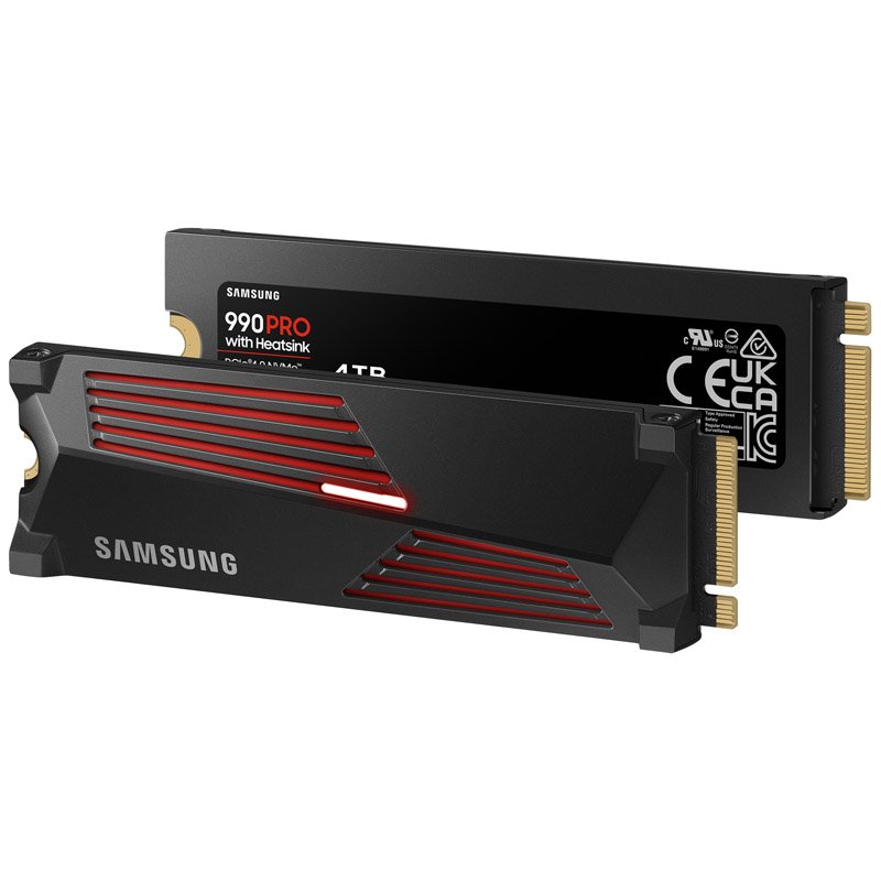 990 PRO Heatsink 4 TB (PCIe 4.0 x4, NVMe 2, M.2 2280, intern)